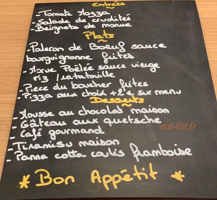 Le Melina — carte page 1