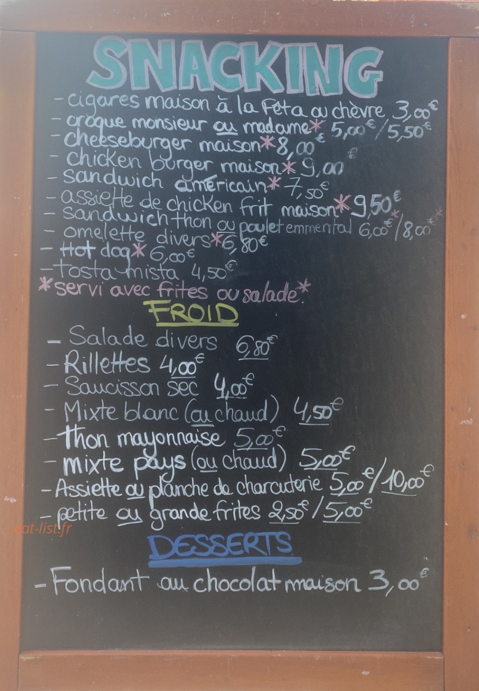 Le Start — carte page 1