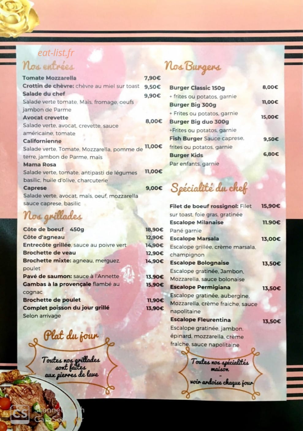 Mama Rosa — carte page 2