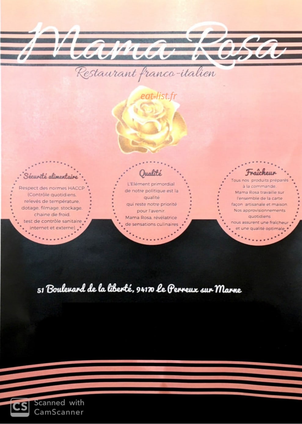 Mama Rosa — carte page 1