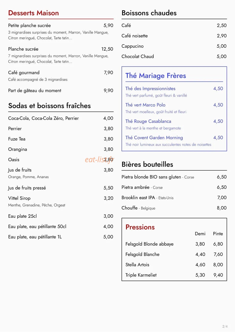 Pablo — carte page 2