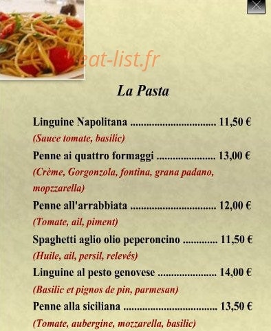 Pizza Vivaldi — carte page 4