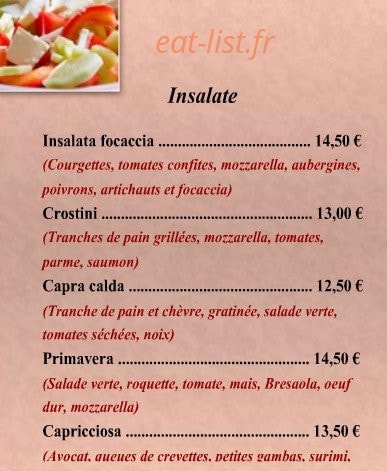 Pizza Vivaldi — carte page 7