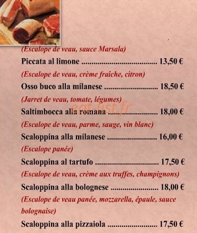 Pizza Vivaldi — carte page 10