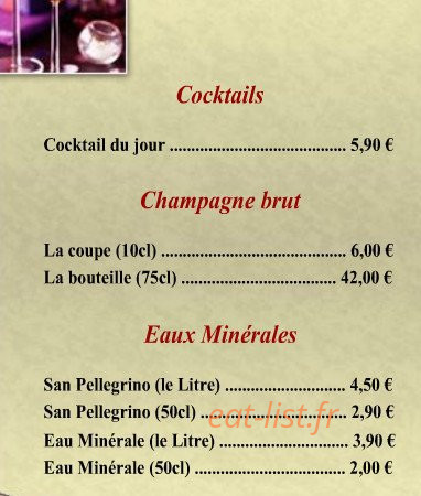 Pizza Vivaldi — carte page 16