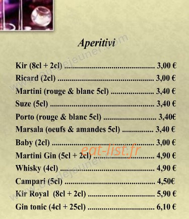 Pizza Vivaldi — carte page 15
