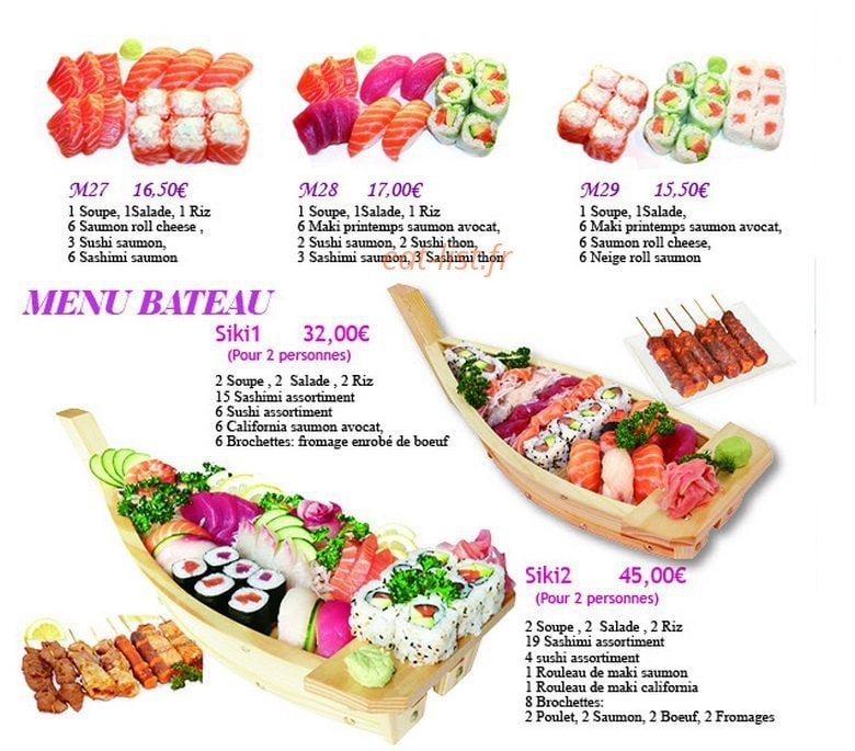 Siki Sushi — carte page 6