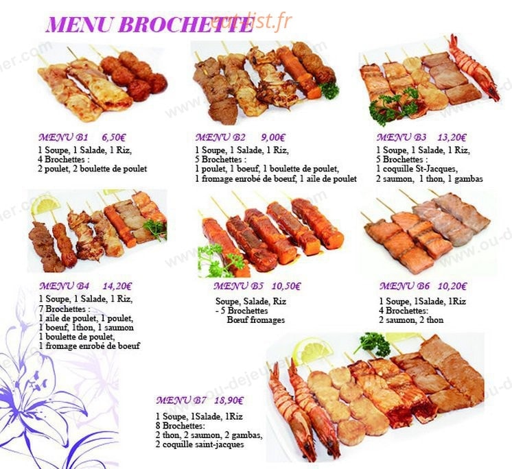 Siki Sushi — carte page 2