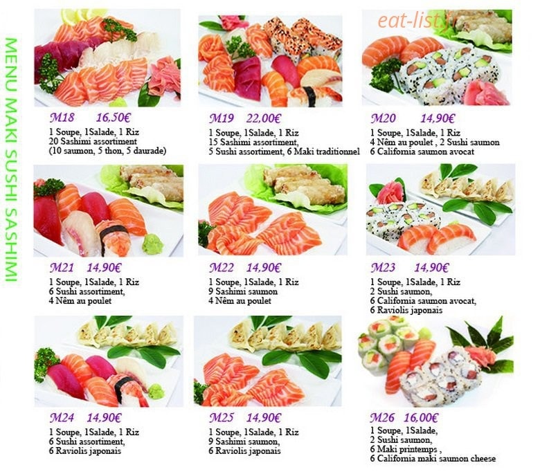 Siki Sushi — carte page 5