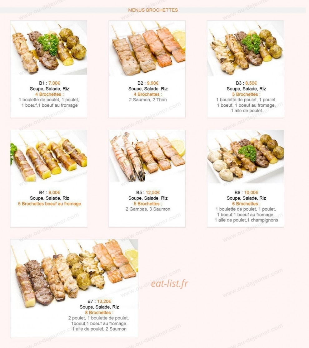 Sushi 8 — carte page 7