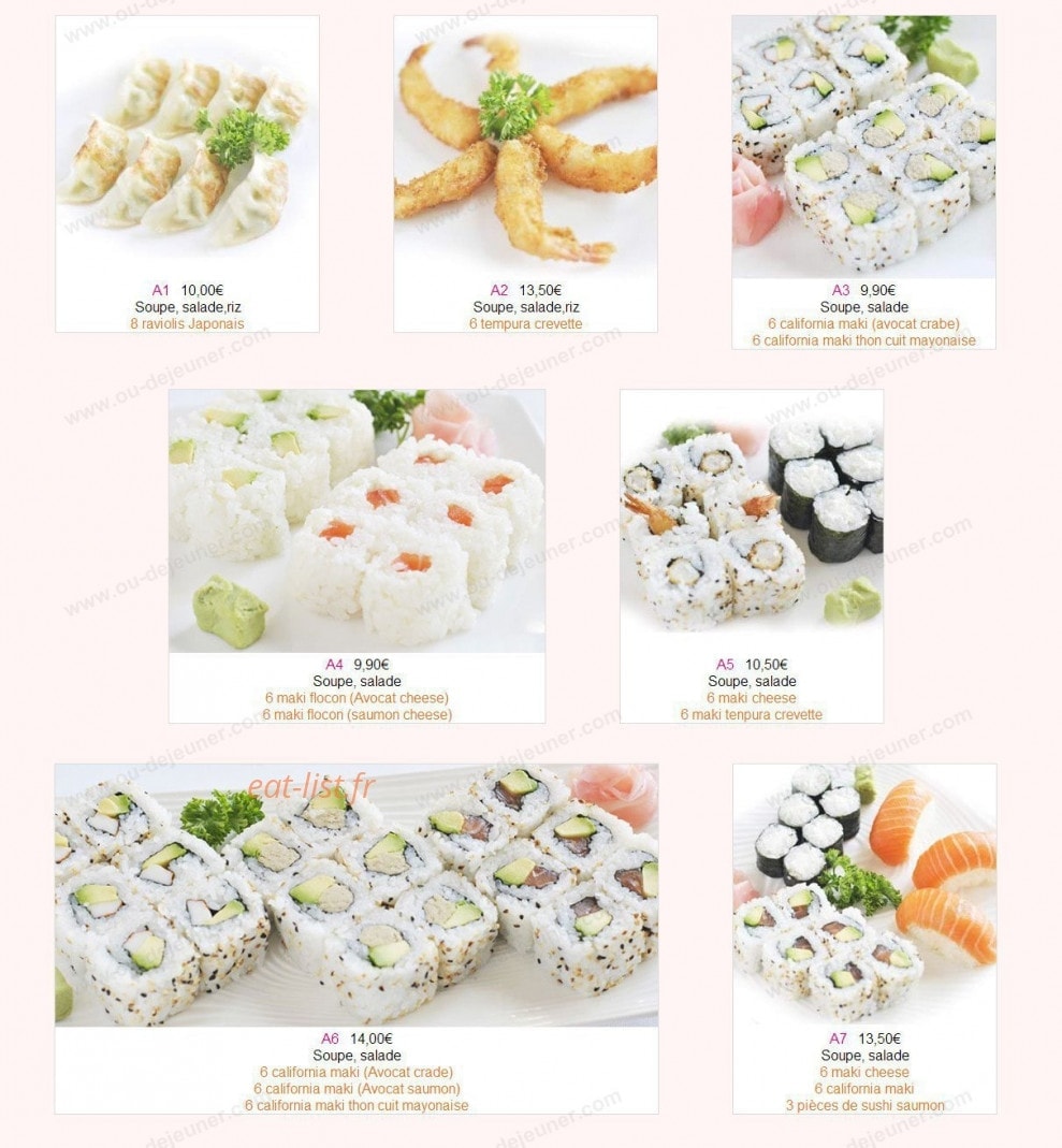 Sushi 8 — carte page 5