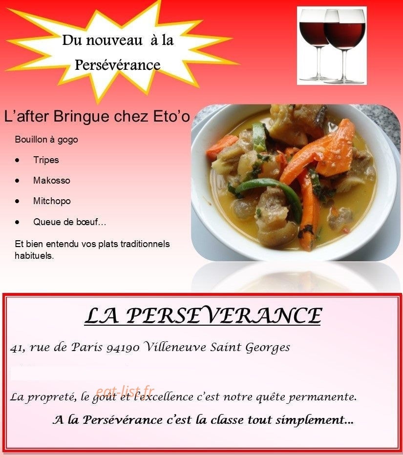 La Persévérance — carte page 1