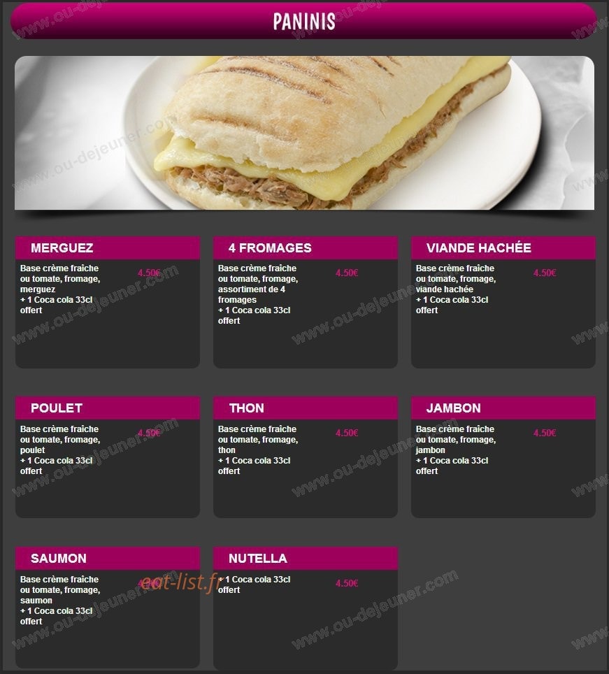 Volcano Pizza — carte page 10
