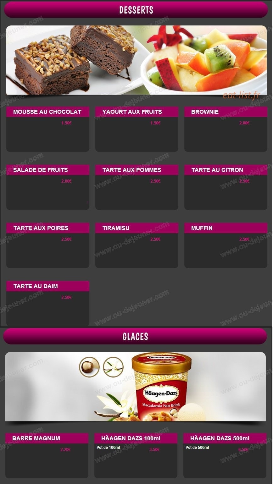 Volcano Pizza — carte page 14