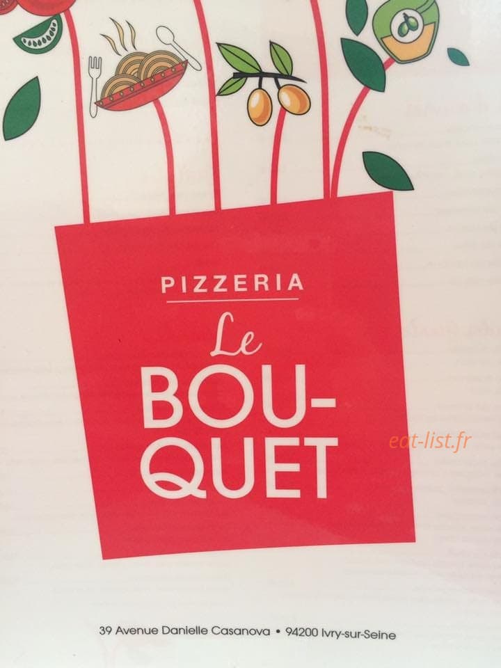 Au Bouquet — carte page 1