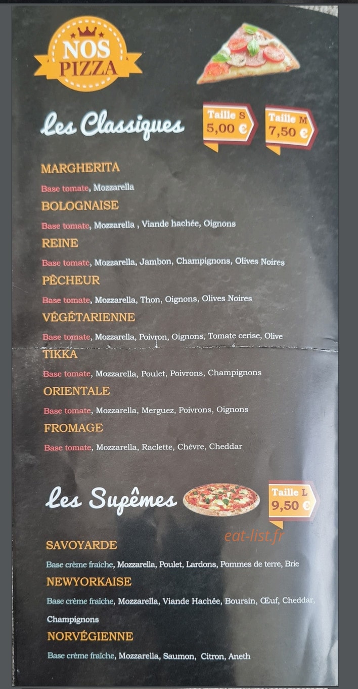 Chez Sam — carte page 2