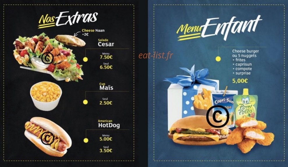 Chicken Street — carte page 4