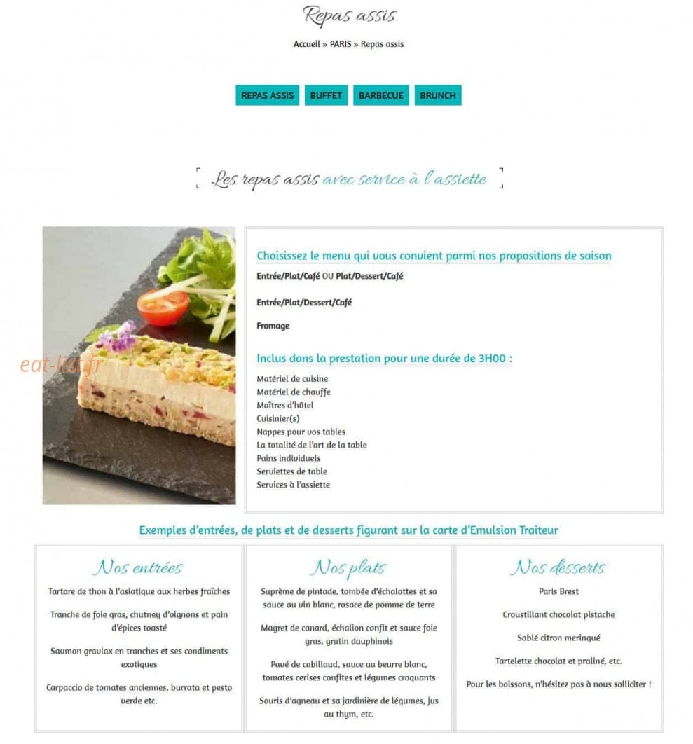 Emulsion — carte page 2