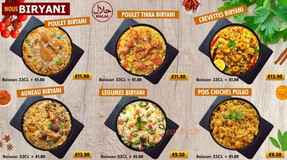 Food Vibes — carte page 4