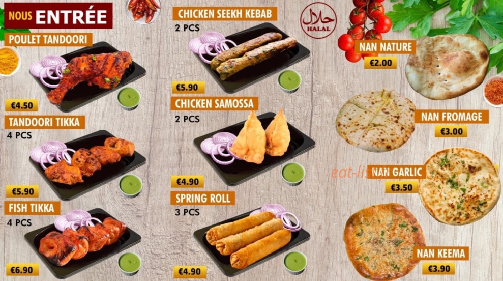 Food Vibes — carte page 1