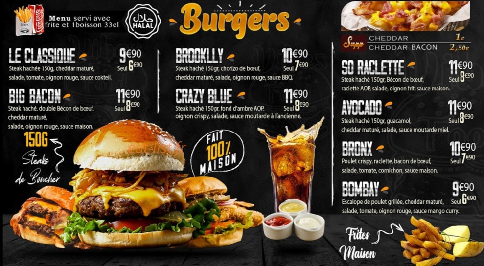 Food Vibes — carte page 6
