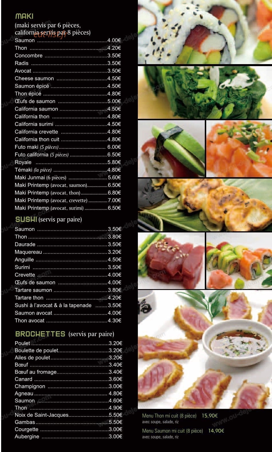 Junmai — carte page 3