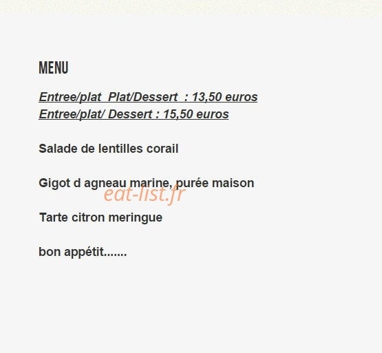 L' Atelier — carte page 5