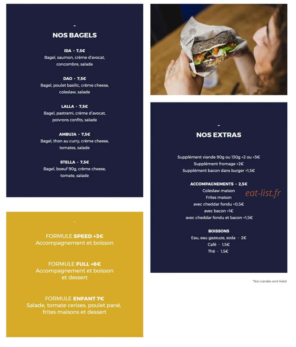 Le Bistrot Burger — carte page 2
