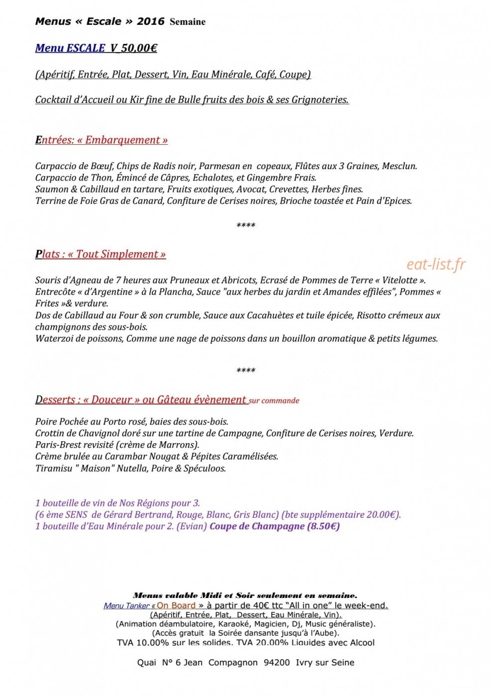 Le Libertalia — carte page 9