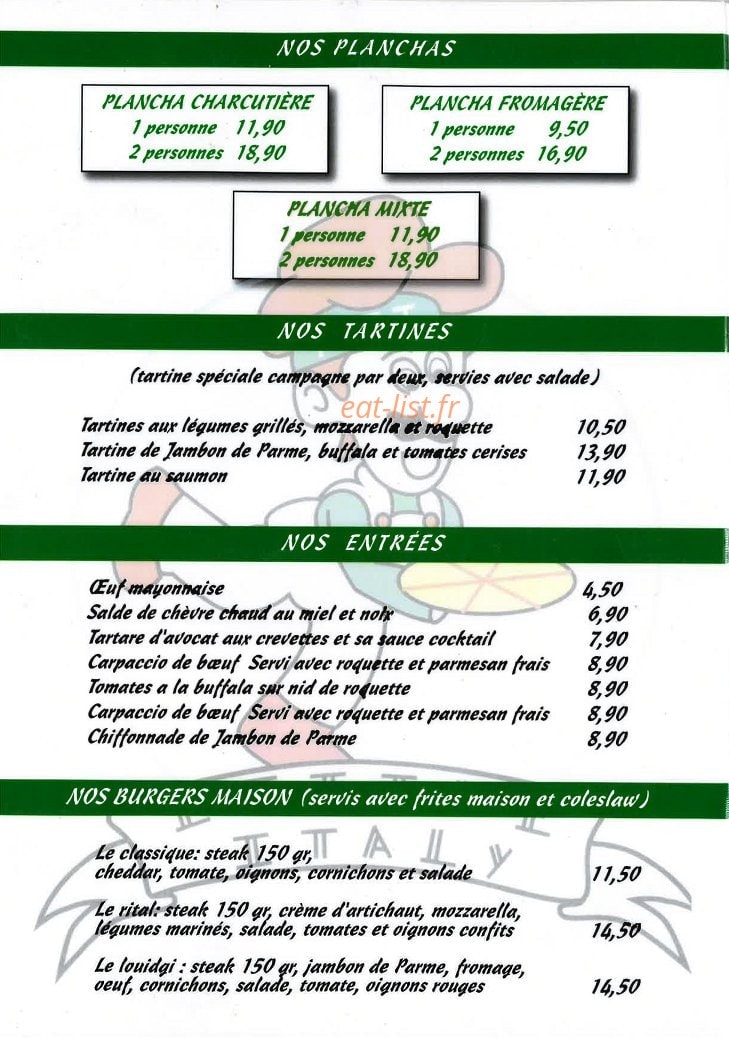 Little Italy — carte page 2