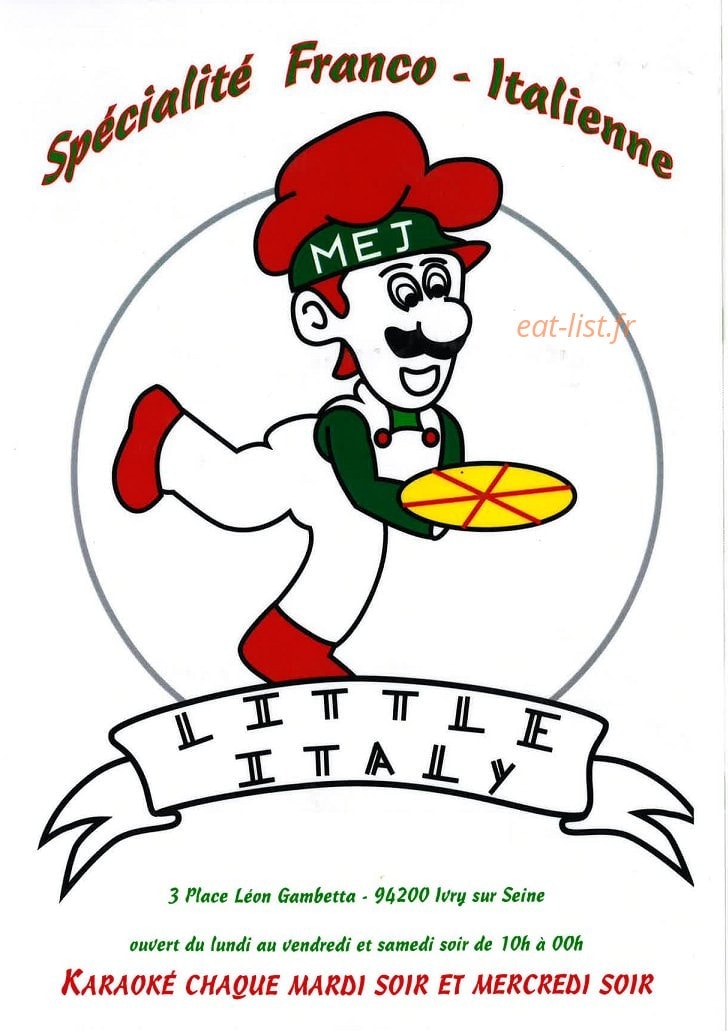 Little Italy — carte page 1