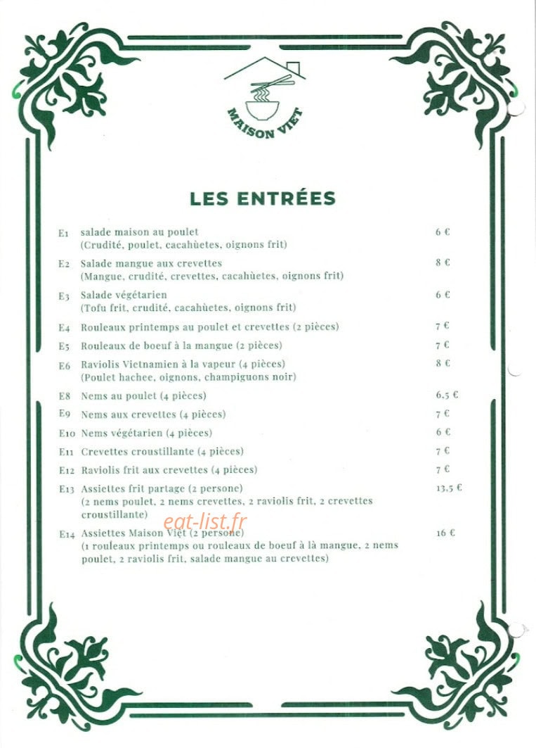 Maison Viet — carte page 1