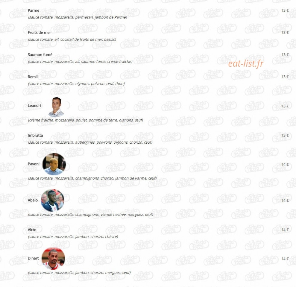 Pasta Pazza — carte page 5