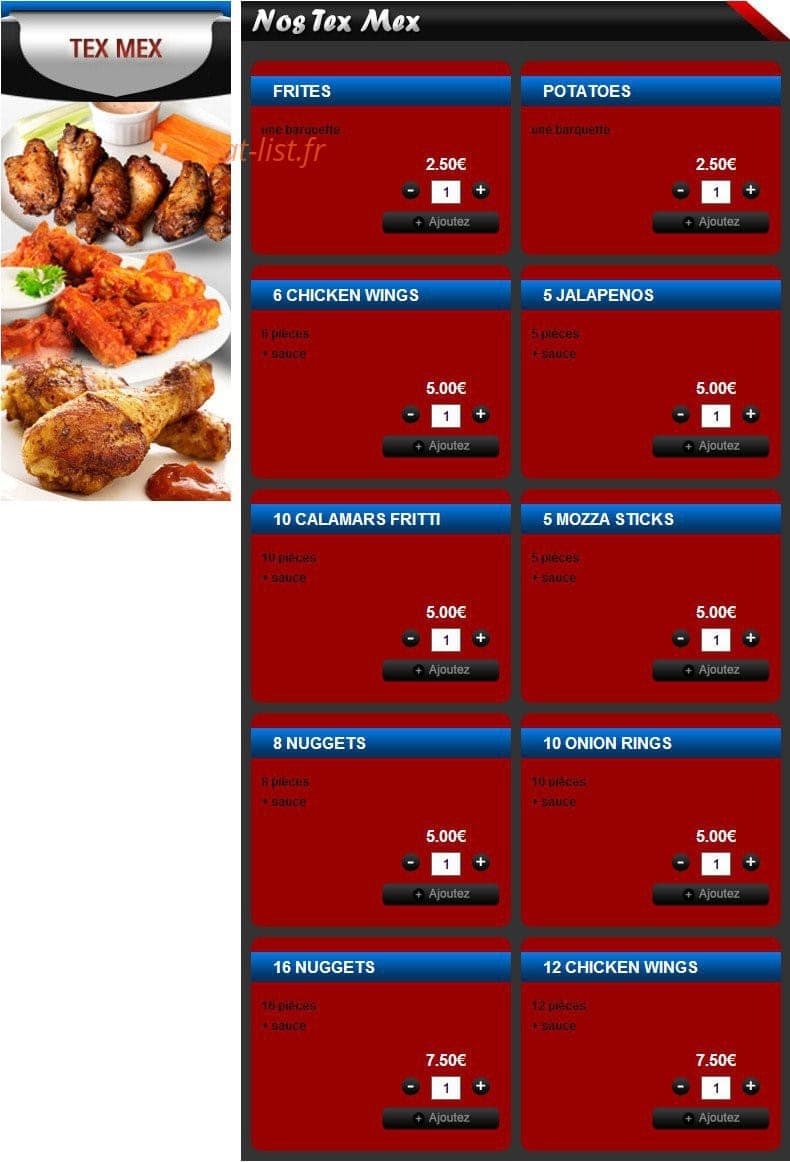 Pizza Miami — carte page 6