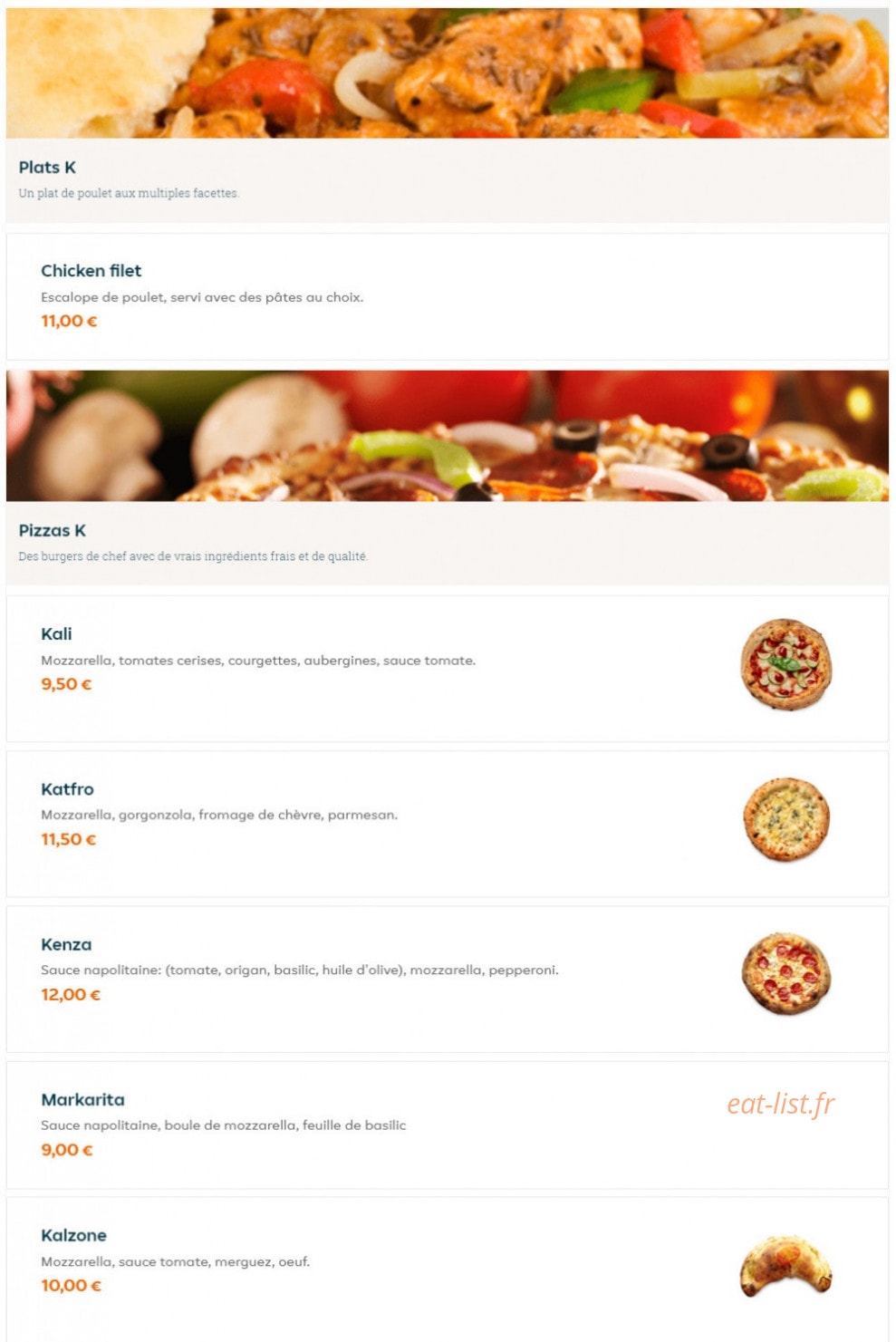 Point K — carte page 2