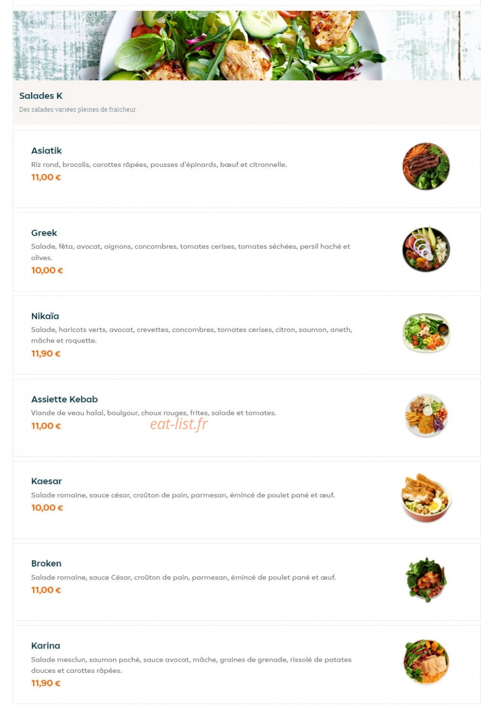 Point K — carte page 7