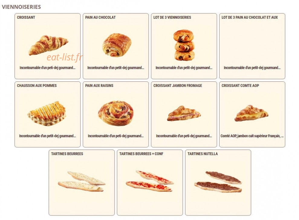Pomme de Pain — carte page 2