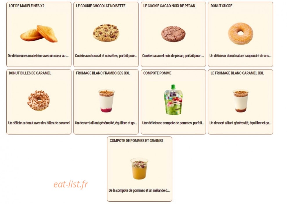 Pomme de Pain — carte page 7