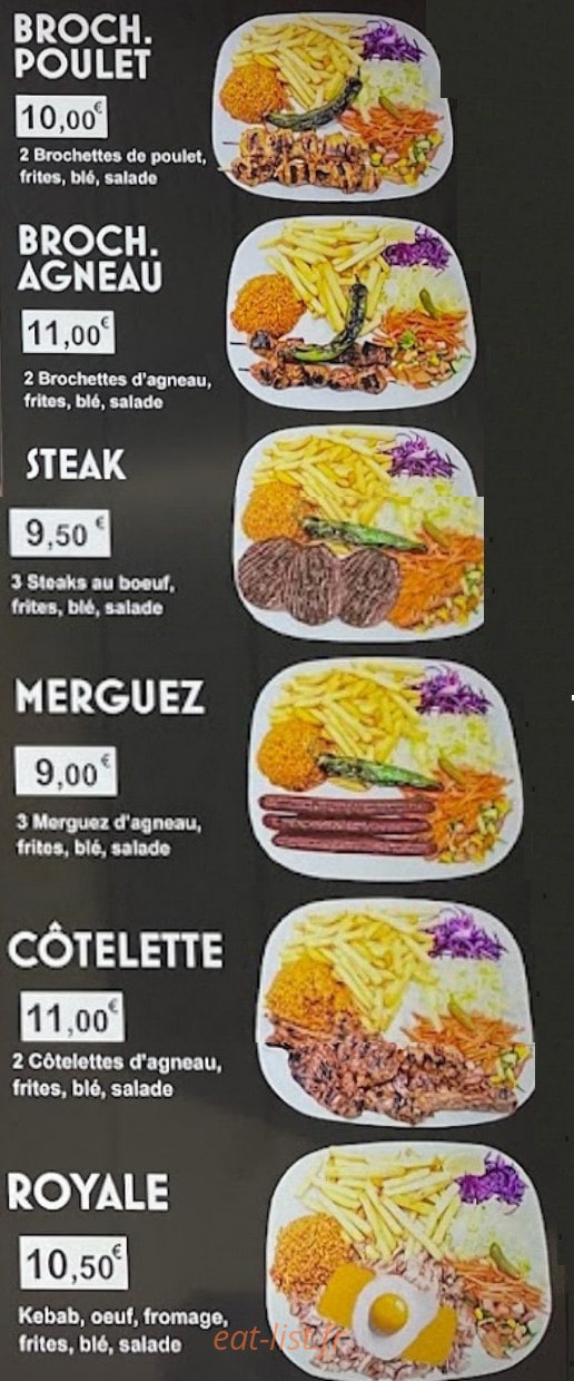 Restaurant Istanbul — carte page 2