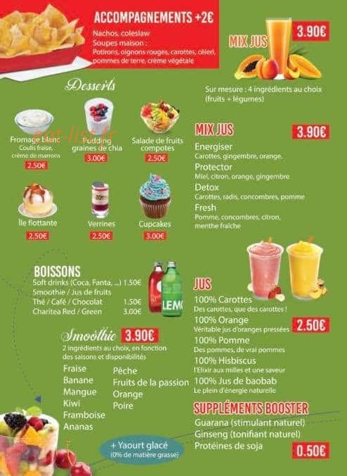 Salad Park — carte page 4