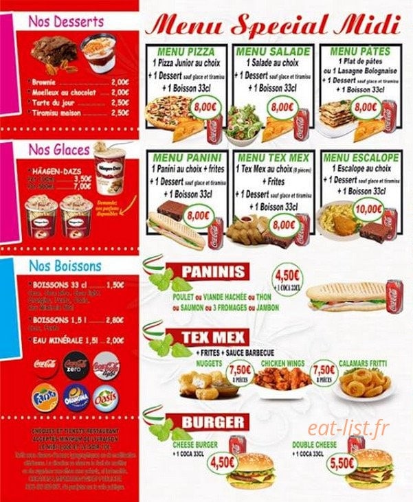Sirrentina Pizza — carte page 2