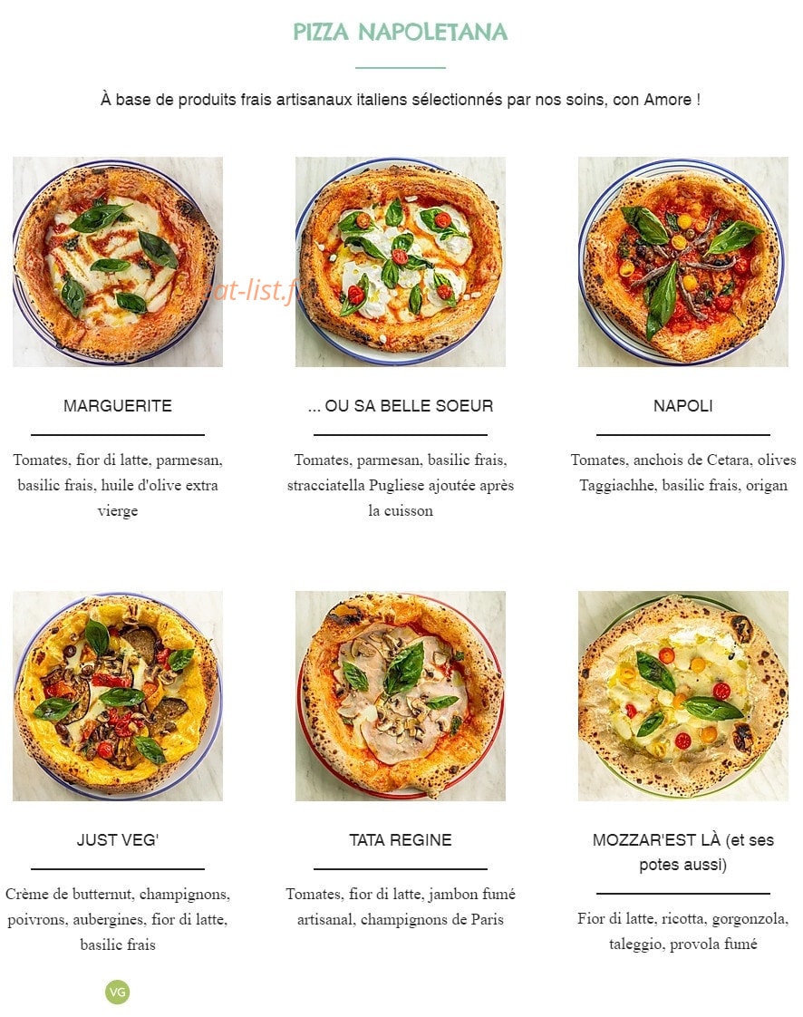 Soho Restaurant — carte page 1
