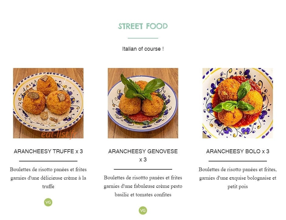 Soho Restaurant — carte page 6