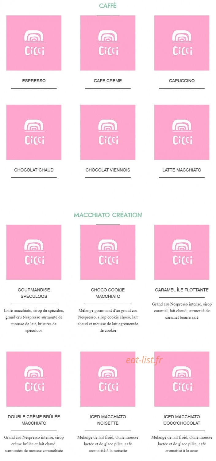 Soho Restaurant — carte page 14