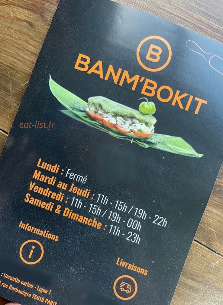 Banm Bokit — carte page 1
