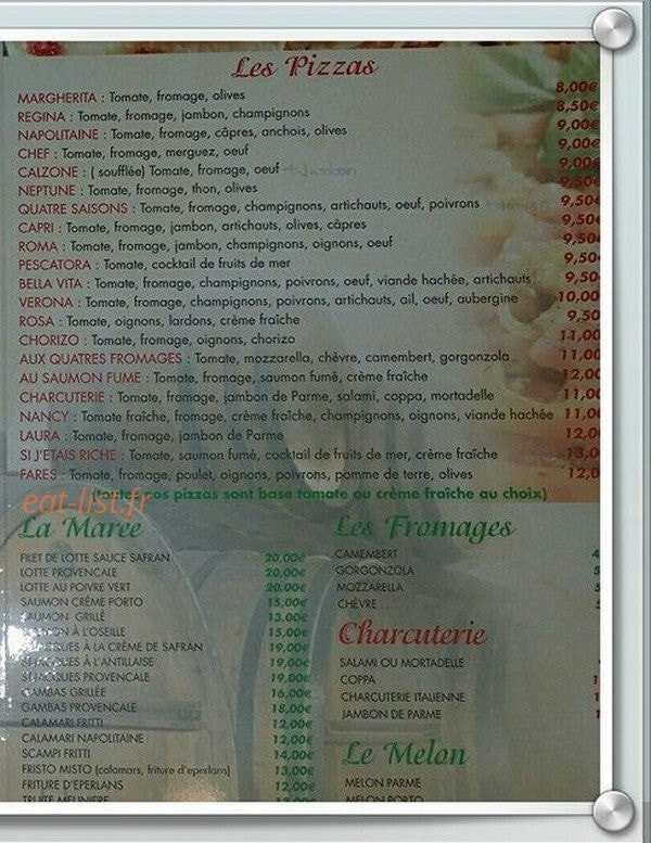 Bella Vita — carte page 3