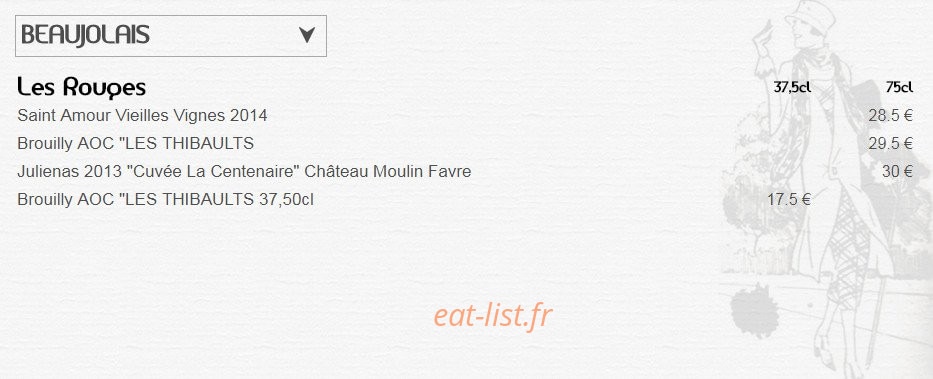 Bistrot de Charenton — carte page 5