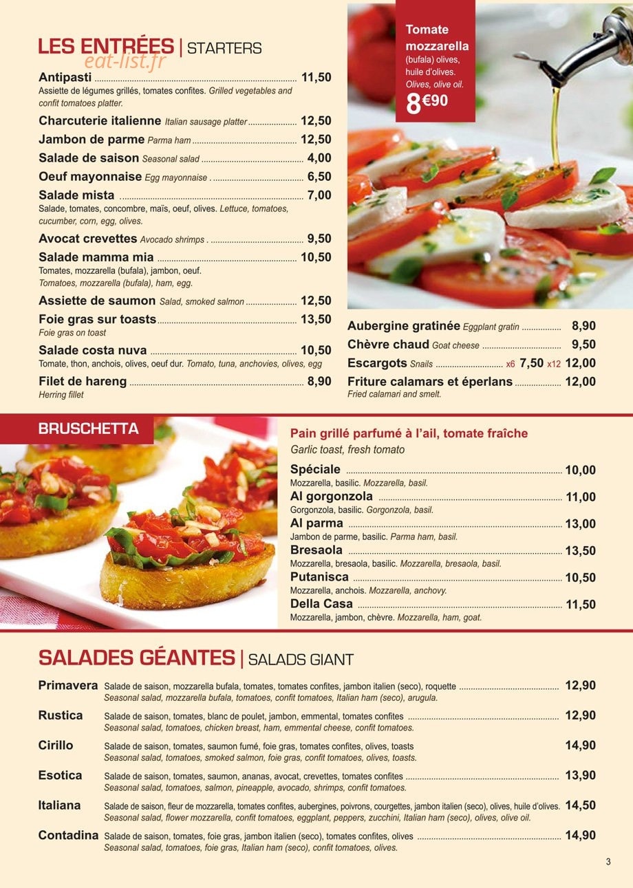 Cirillo — carte page 2