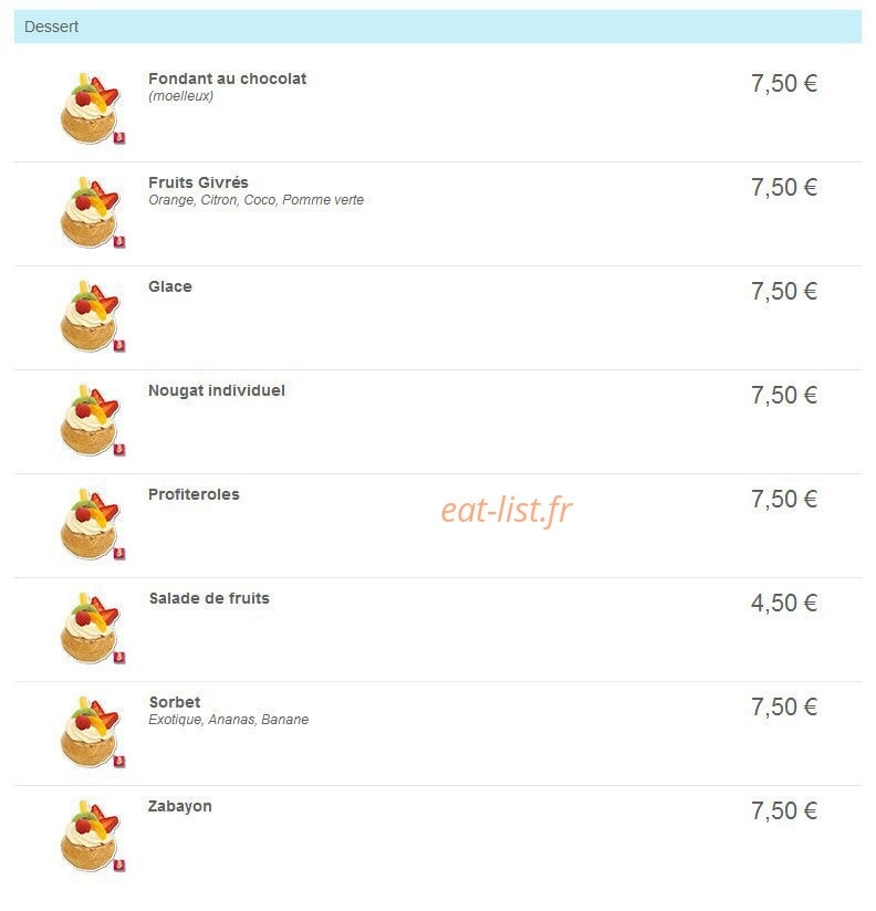 HBK House Burger — carte page 5