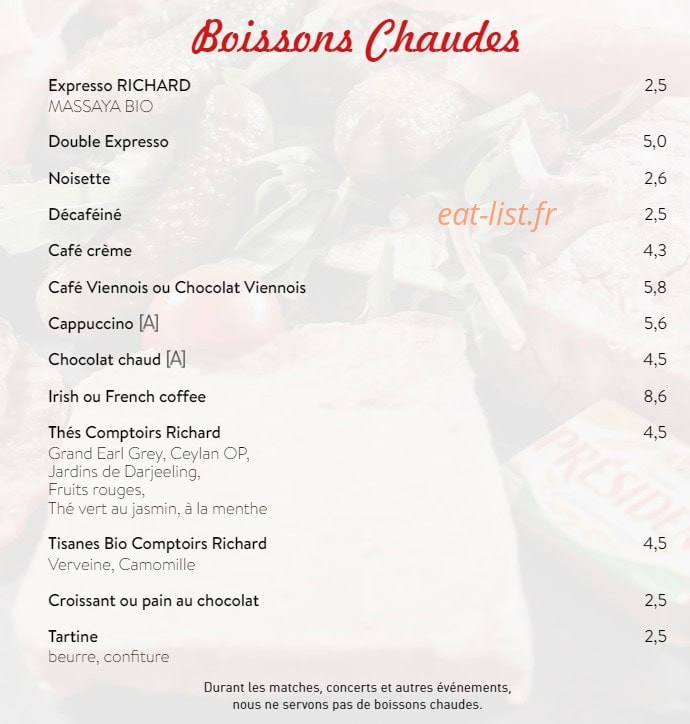 Le Paris Sports — carte page 12